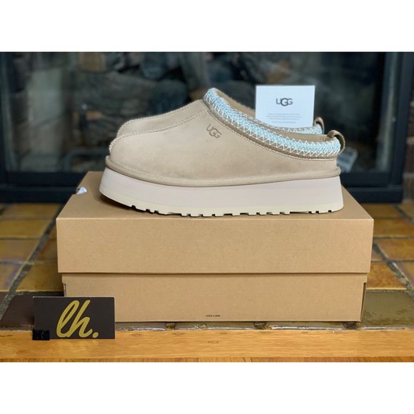 Women’s 9 Ugg Tazz Platform Slipper “Sand” 1122553-SAN - Picture 3 of 11